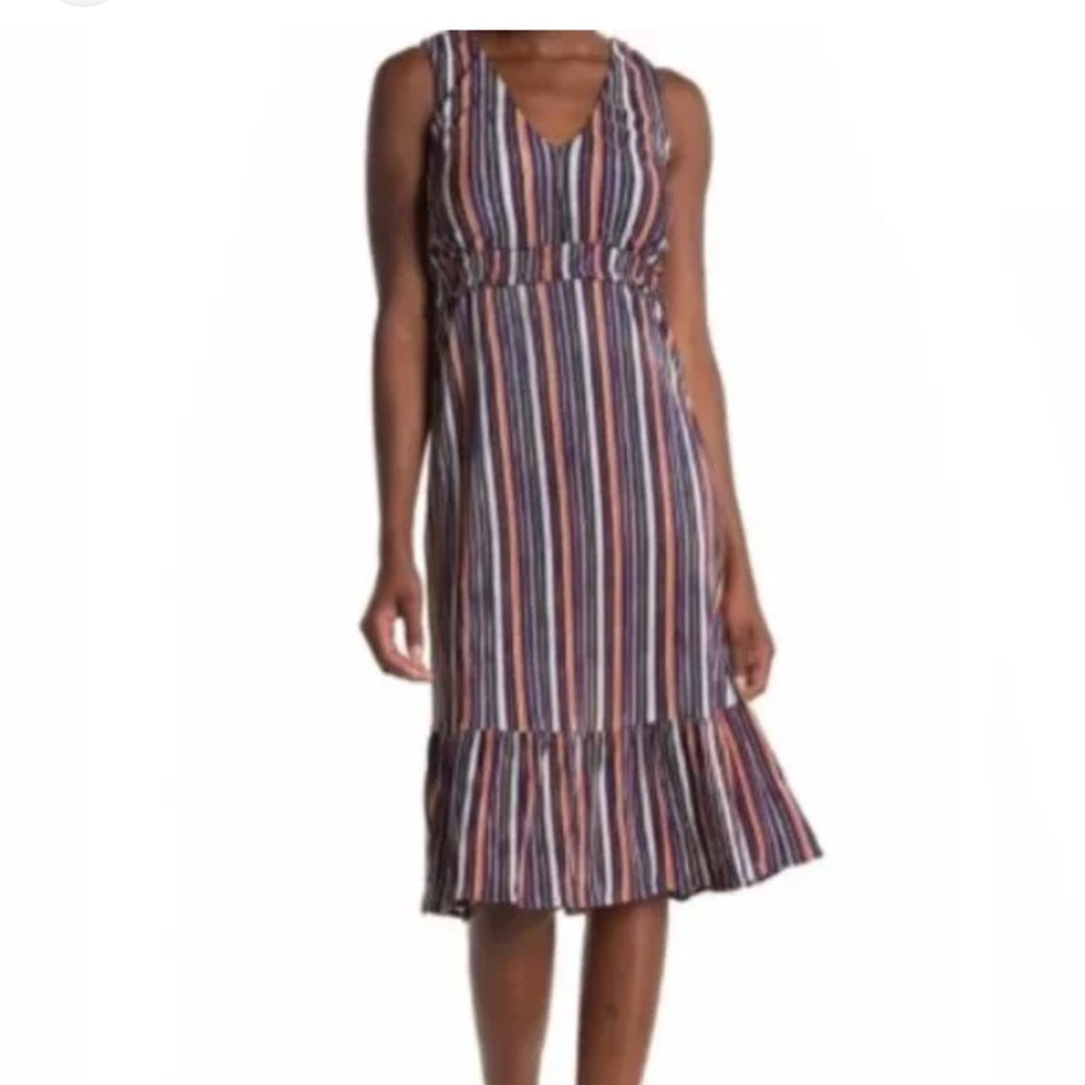 Superfoxx Women's‎ Striped Multicolor Dress large